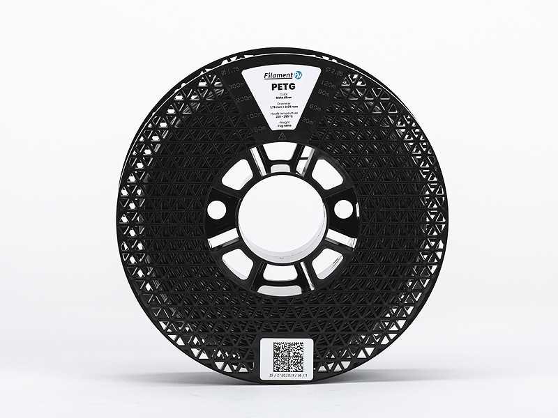 PETG filament metalická edícia bridlicová strieborná 1,75 mm – 1 kg