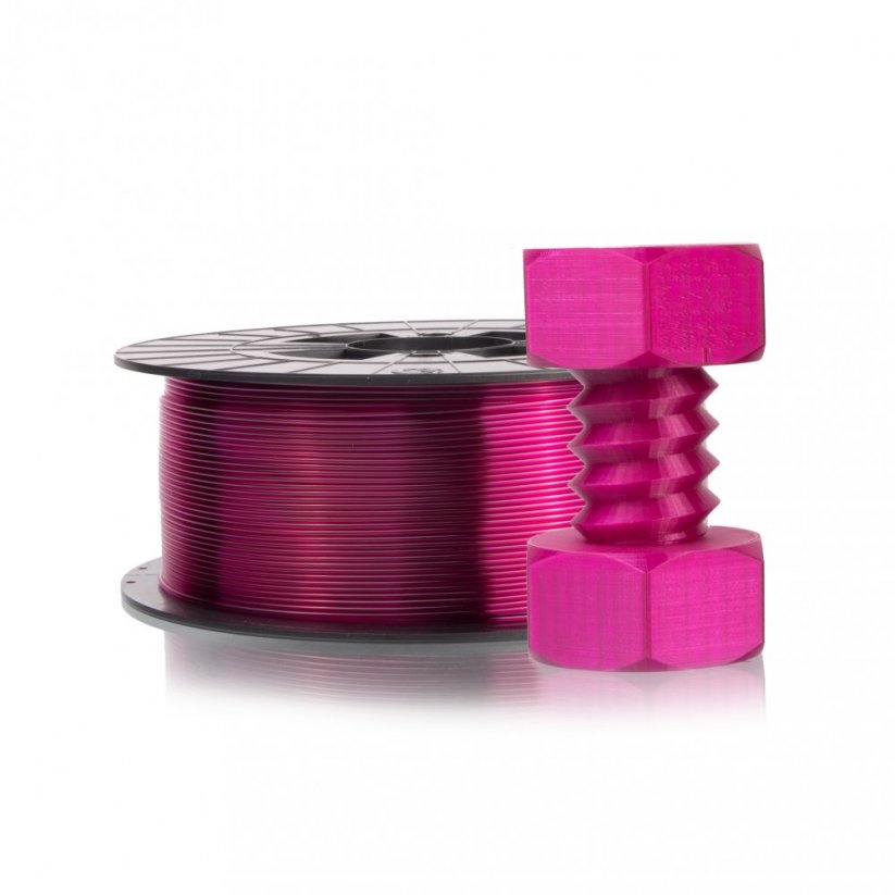PETG transparentní fialový filament