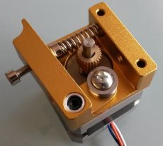 Kovový extruder - levý