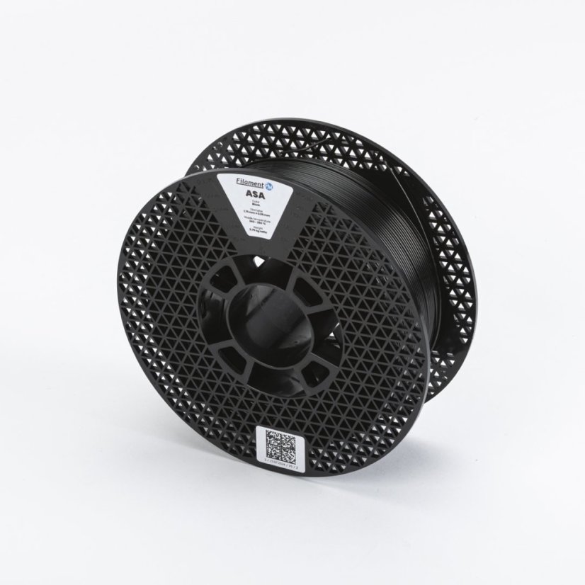 Filament PM ASA - Čierna, 1,75 mm, 0,75 kg – detail novej cievky