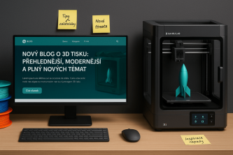 Nový blog o 3D tisku – přehlednější a plný inspirace