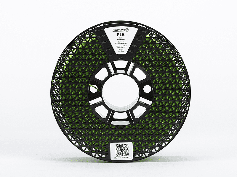 Filament PM PLA žlutozelená 1,75 mm 1 kg – filament pro 3D tisk