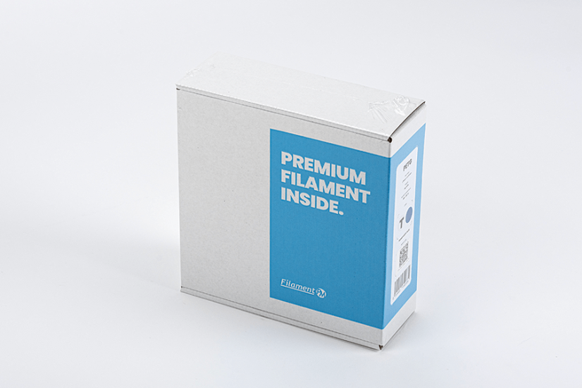 PETG transparentní modrý 1,75 mm 1 kg | Průsvitný filament