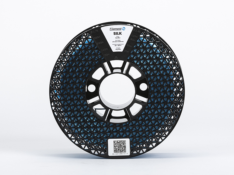 FILAMENT 1,75 PLA - SILK - Sky Blue 1 KG