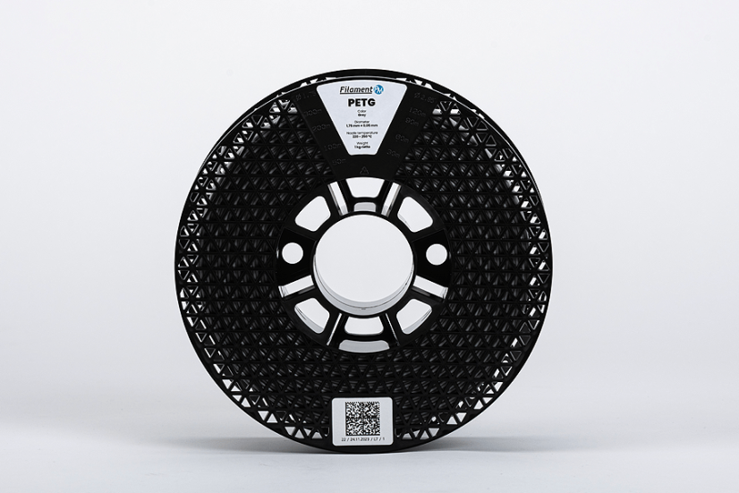 Šedý PETG filament 1,75 mm – 1 kg
