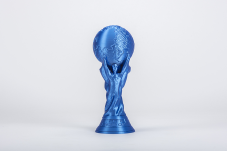 SILK PLA filament v nebesky modré – Hedvábný lesk pro vaše 3D výtisky