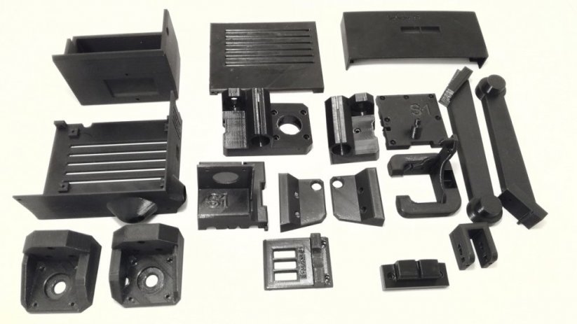 Set of printed parts for 3D printer Evolution S1