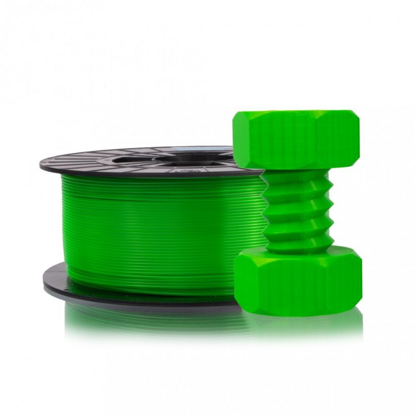 PETG transparent green filament