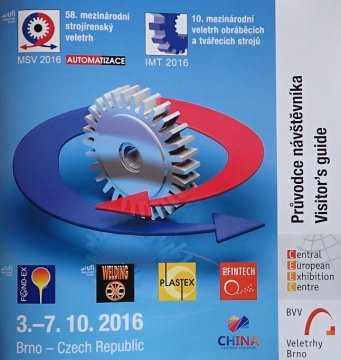 Návštěva MSV Brno 2016 - zaměření na 3D tisk