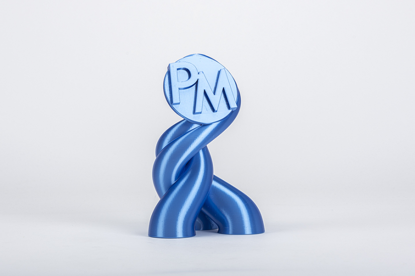 SILK PLA filament v nebesky modré – Hedvábný lesk pro vaše 3D výtisky