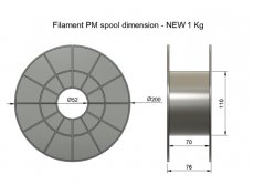 Černý filament PLA+