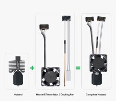 Bambu Lab Complete Hotend 0,6 mm – P1/P1S