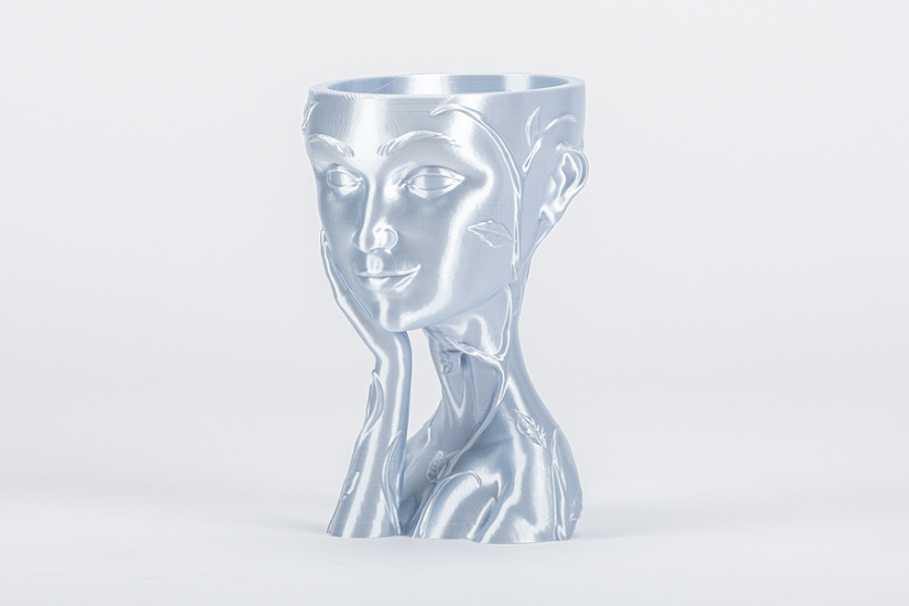 FILAMENT 1,75 PLA - SILK - Silver Gleam 1 KG