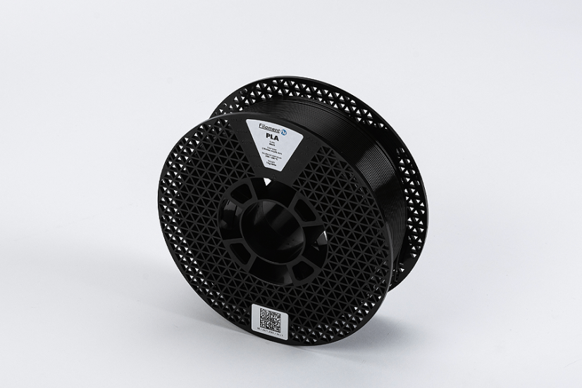 Filament PM PLA+ Black 1.75 mm – 1 kg (black PLA filament)