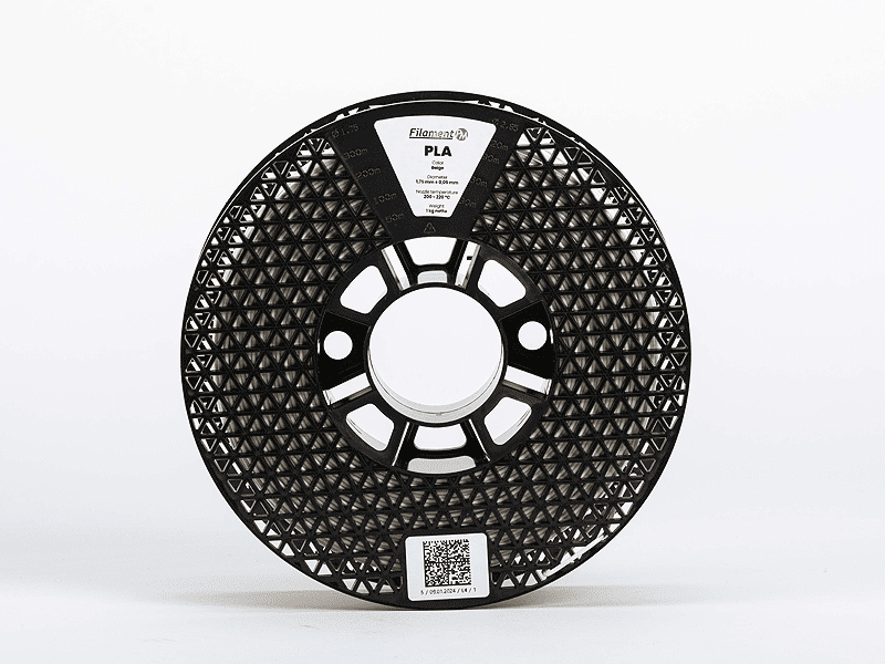 Béžový PLA tiskový materiál - filament