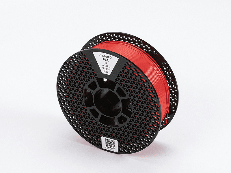 Červený PLA tiskový materiál - filament