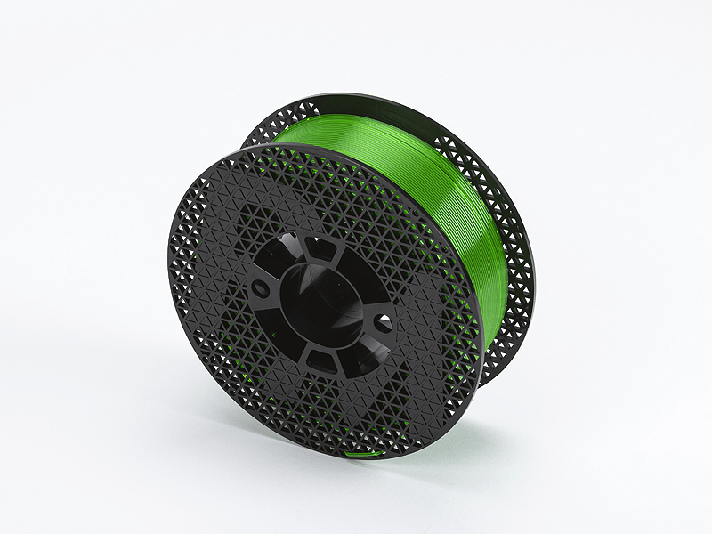 Transparentný zelený PETG filament 1,75 mm – 1 kg