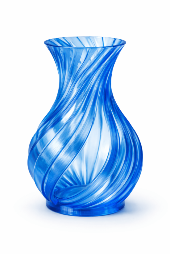 PETG transparentní modrý 1,75 mm 1 kg | Průsvitný filament