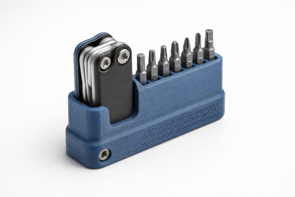 Praktický 3D tištěný držák na nářadí