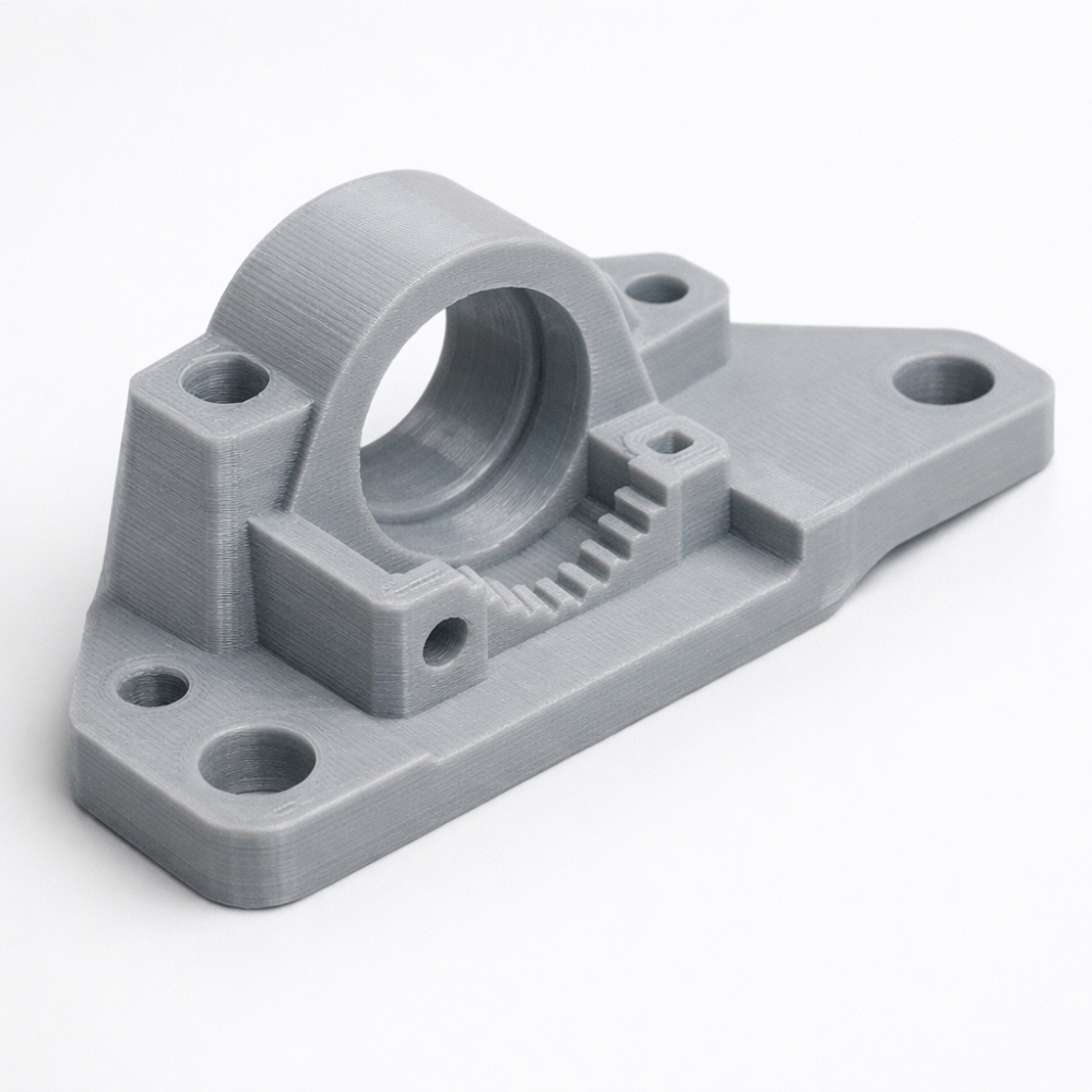 Přesný 3D tištěný technický díl z plastu